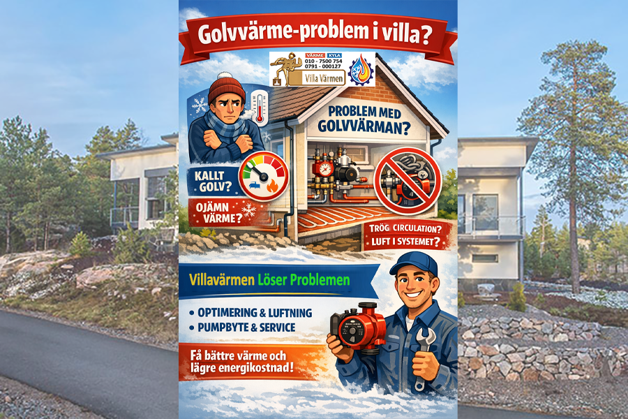 Optimering Villans Golvvärme